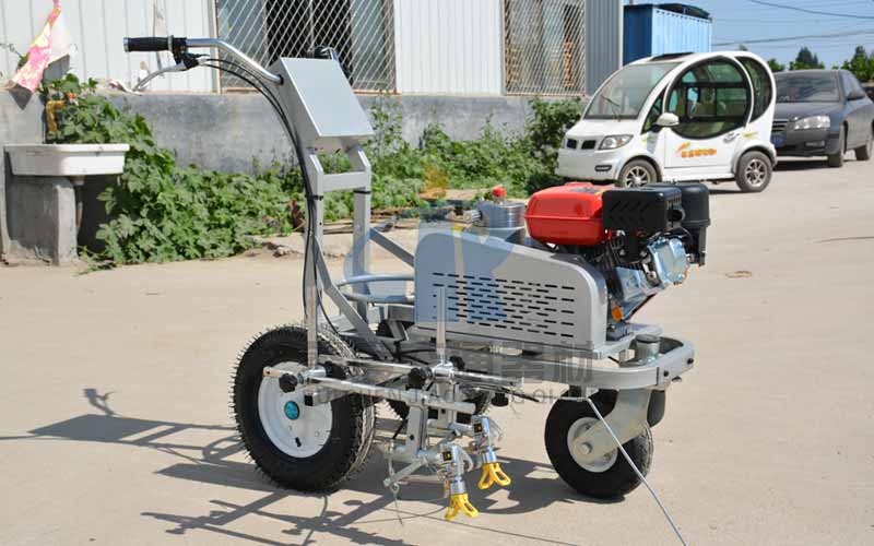 Diaphragm Pump Road Line Marking Machine-4